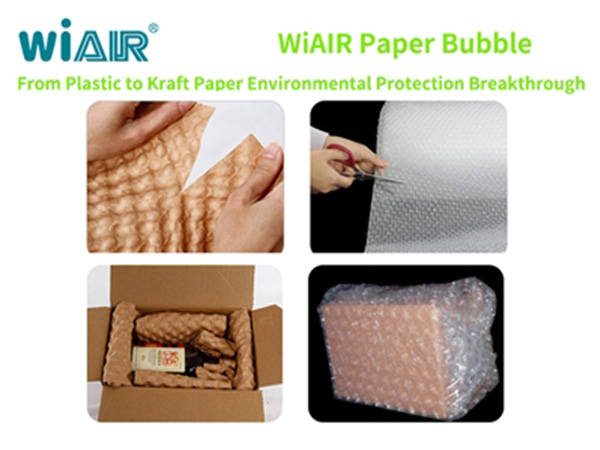 WiAIR Paper Bubble - De la plastic la h&acirc;rtie Kraft Revoluție &icirc;n protecția mediului